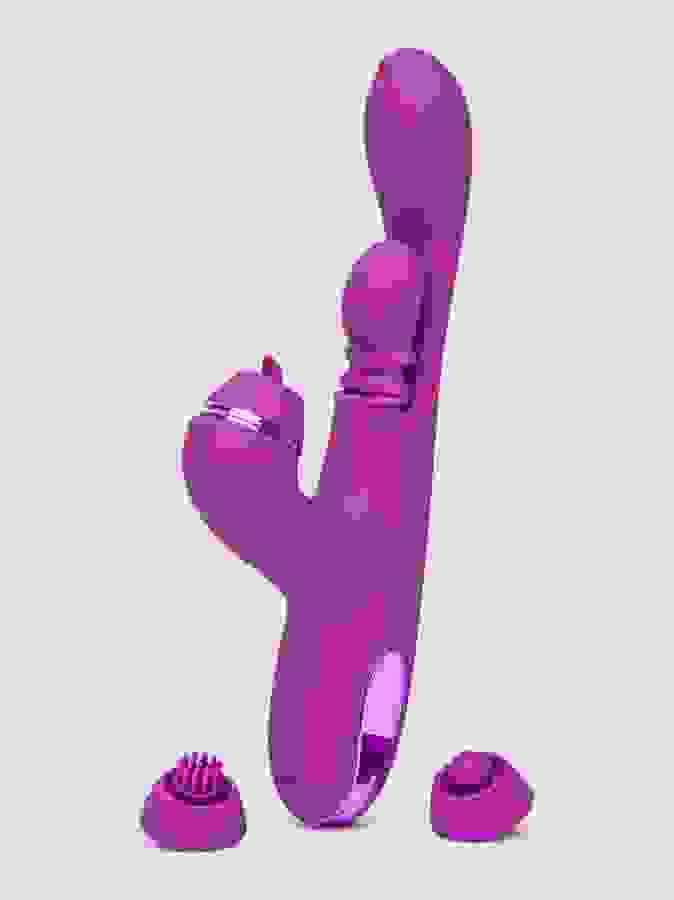 Fantasy For Her IntiMotion Pulse Pro Rabbit Vibrator, Purple, hi-res